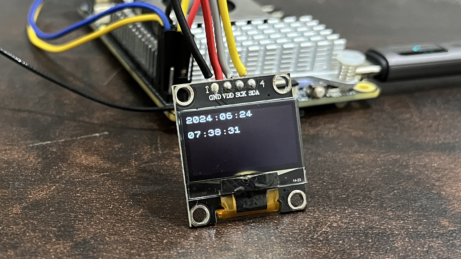 Date & Time on 128x64 OLED